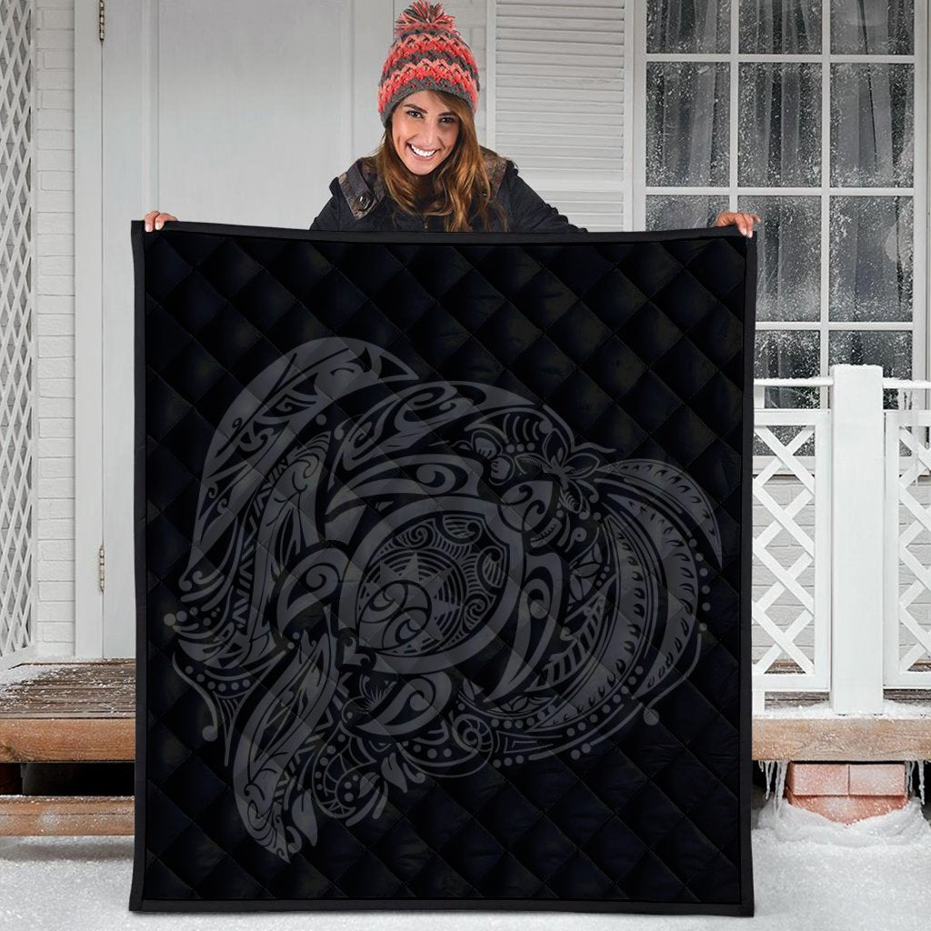 Simple Premium Quilts Gray AH - Polynesian Pride