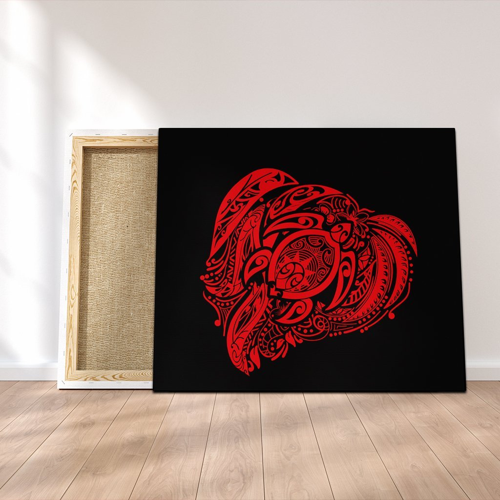 Simple Canvas Red AH Canvas Poly-cotton - Polynesian Pride