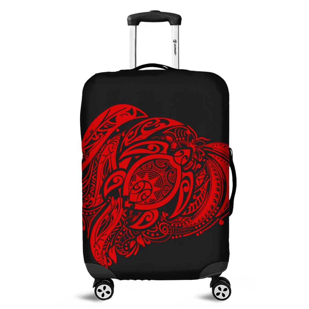 Simple Luggage Covers Red AH Black - Polynesian Pride