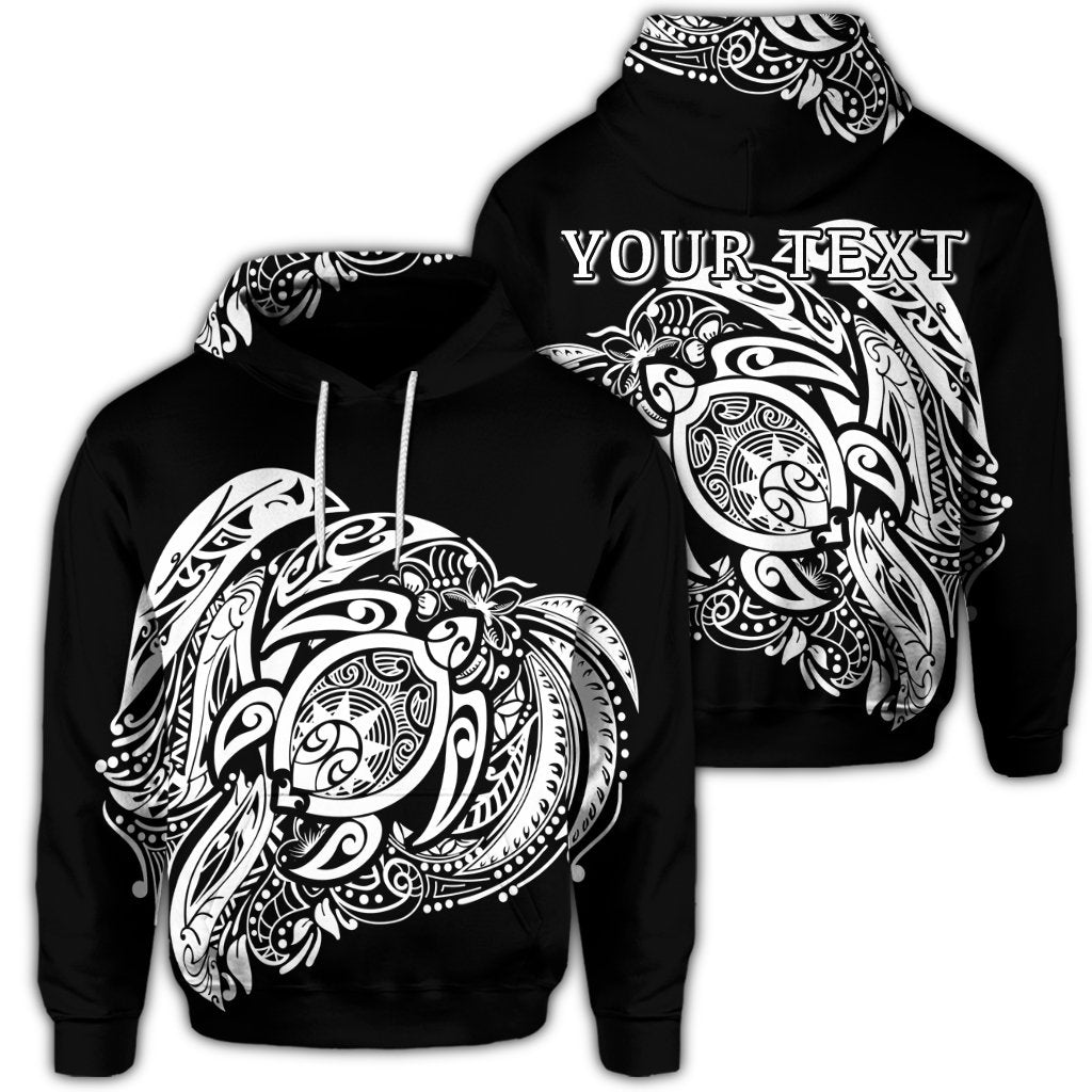 Custom Simple Hoodie White Unisex Art - Polynesian Pride