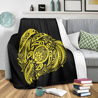 Simple Premium Blankets Yellow AH - Polynesian Pride