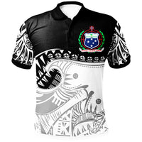Samoa Custom Polynesian Polo Shirt Dynamic Sport Style Unisex Black - Polynesian Pride