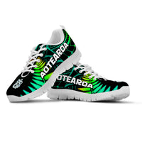 Aotearoa Fern Sneakers New Zealand Hei Tiki Green Style LT13 - Polynesian Pride