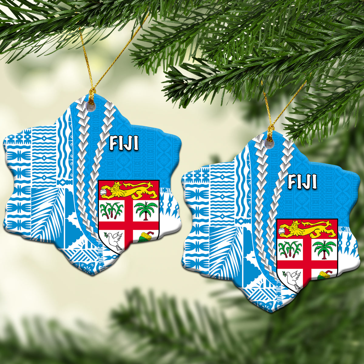 Fiji Christmas Ornament No.2 - LT6 - Polynesian Pride