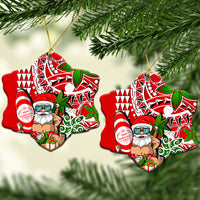 Hawaii Mele Kalikimaka Santa Claus Beach Ornament LT6 - Polynesian Pride