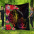 Solomon Islands Premium Quilt - Tropical Hippie Style Black - Polynesian Pride