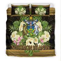 Solomon Islands Bedding Set - Polynesian Gold Patterns Collection - Polynesian Pride