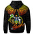 Solomon Islands Custom Zip up Hoodie Lizard Good Chest - Polynesian Pride