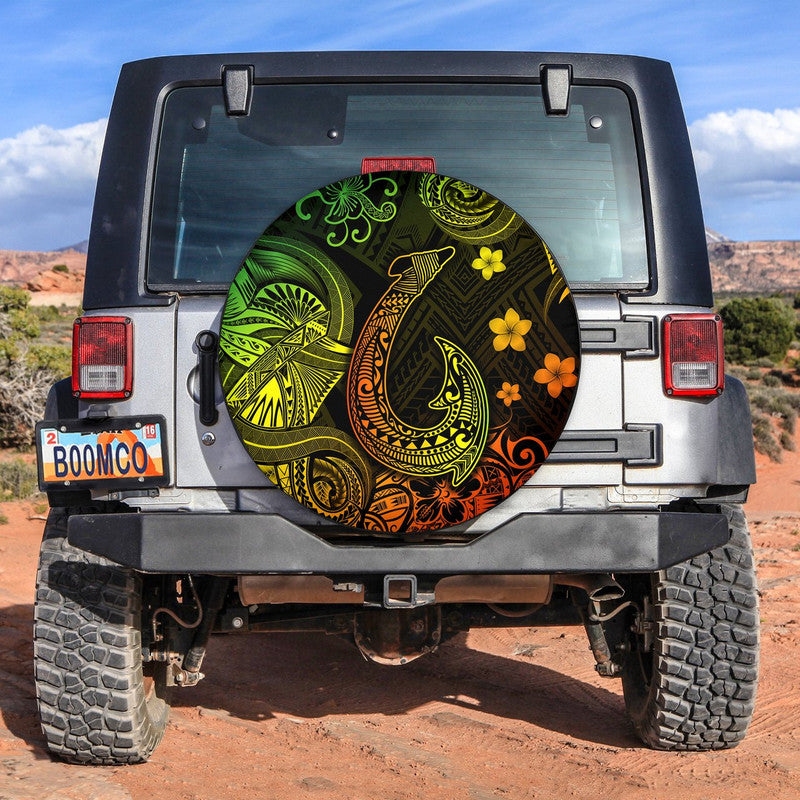 Hawaii Fish Hook Polynesian Spare Tire Cover Unique Style - Reggae LT8 Reggae - Polynesian Pride