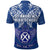 Love Truth Peace Samoan Tribal Tattoo Polo Shirt Blue St andrew High School - Polynesian Pride