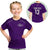 (Custom Personalised) Maori 2021 T Shirt Kid - Purple Aotearoa Tattoo - Custom Text And Number LT13 - Polynesian Pride