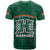 Hawaii Warriors Football T Shirt Polynesian Palm and Hibiscus LT9 - Polynesian Pride