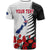 Custom New Zealand ANZAC Day T Shirt Military Silver Ferns and Red Poppy LT9 - Polynesian Pride