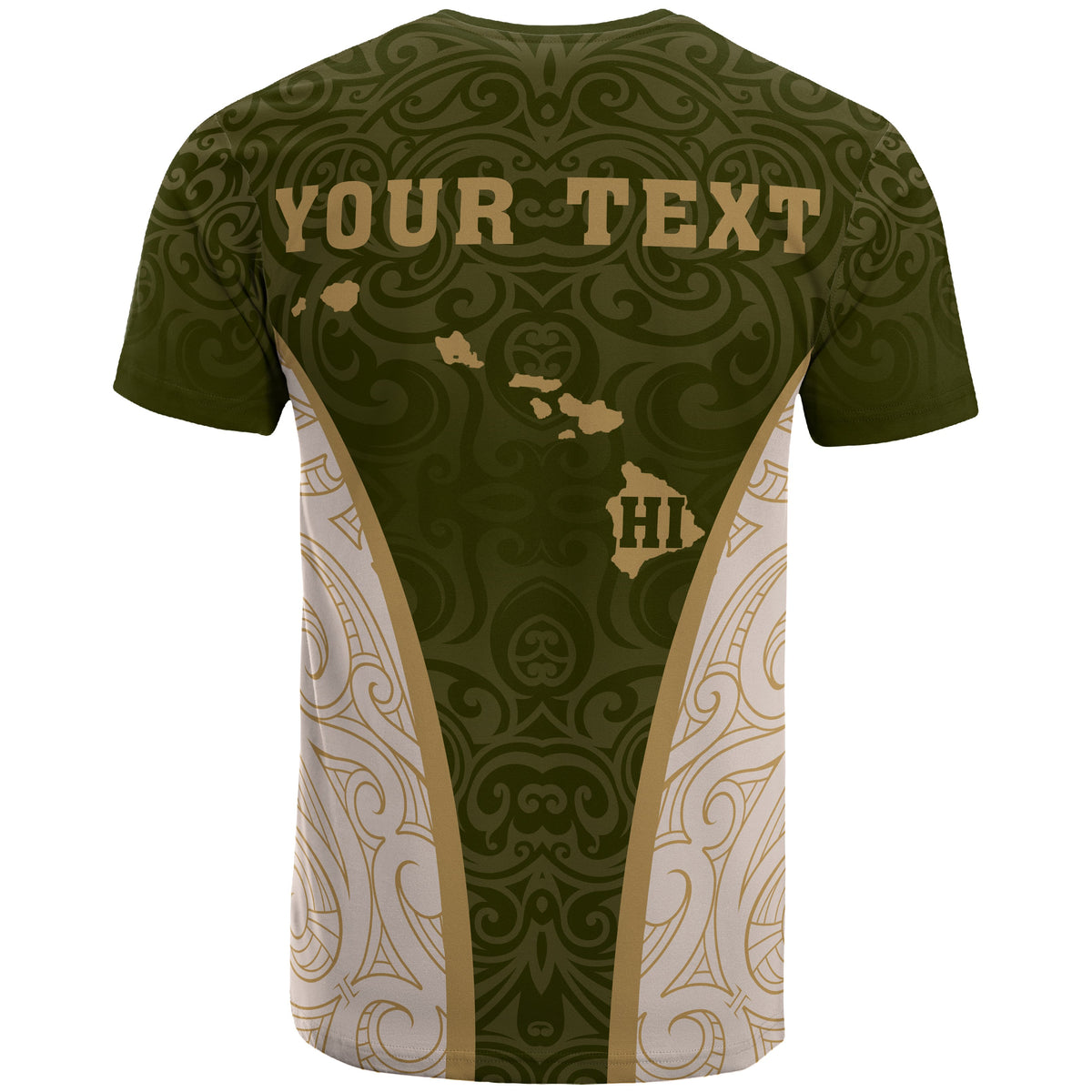 Custom Hawaii Kanaka Map T Shirt Special Edition James Style Yellow - Polynesian Pride