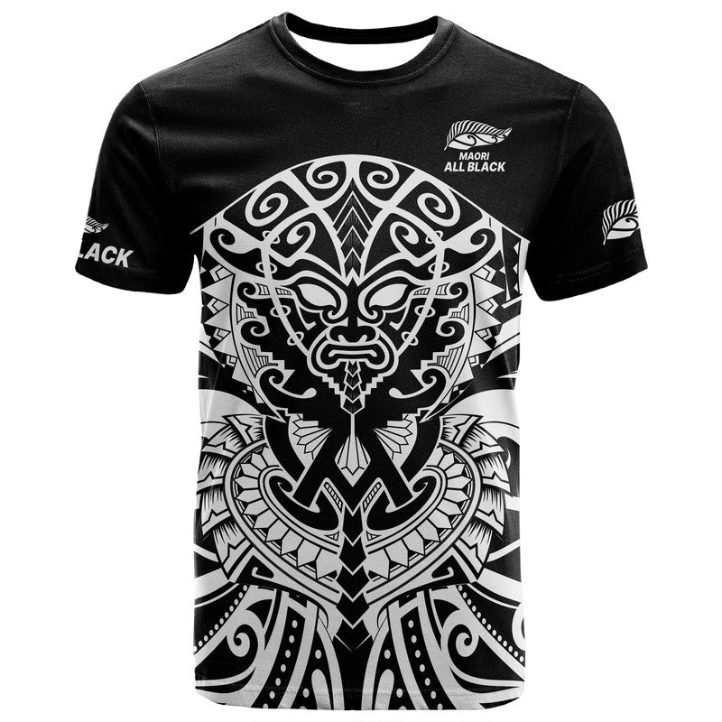 (Custom Text and Number) Aotearoa Silver Fern Rugby Sevens T Shirt Maori Tribal All Black LT9 Blue - Polynesian Pride