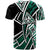 Samoa T Shirt Tribal Flower Special Pattern Green Color - Polynesian Pride