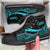 Samoa High Top Shoes Turquoise - Polynesian Tentacle Tribal Pattern Unisex Black - Polynesian Pride