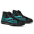 Palau High Top Shoes Turquoise - Polynesian Tentacle Tribal Pattern Crest - Polynesian Pride