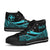 Hawaii Custom Personalised High Top Shoes Turquoise - Polynesian Tentacle Tribal Pattern - Polynesian Pride