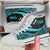 Palau High Top Shoes Turquoise - Polynesian Tentacle Tribal Pattern Crest - Polynesian Pride