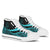 Palau High Top Shoes Turquoise - Polynesian Tentacle Tribal Pattern Crest Unisex White - Polynesian Pride