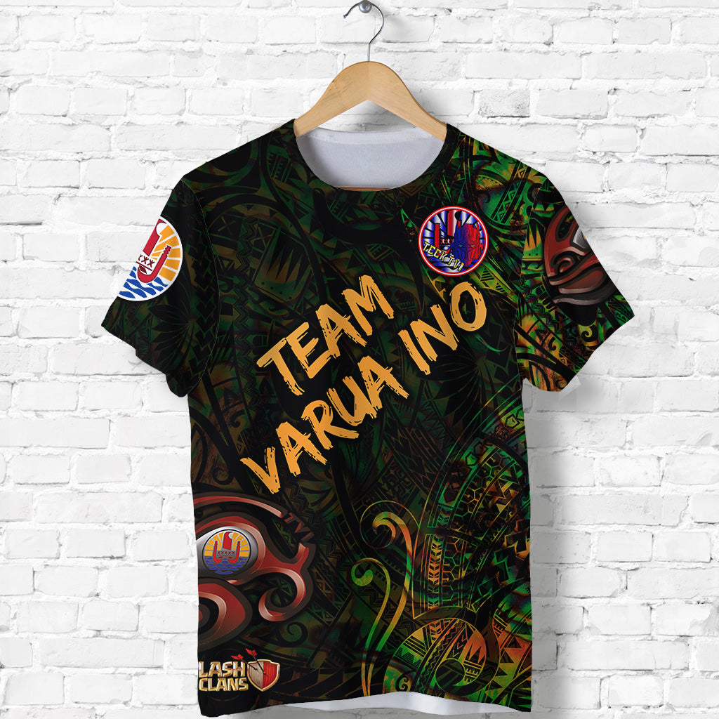 Custom Tahiti Eimeo Teahamai PC T Shirt Team Varua Ino Original 004 LT8 Unisex Green - Polynesian Pride