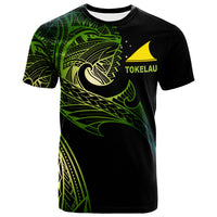 Tokelau T Shirt Leader Wolf Is You Gradient Color Unisex Black - Polynesian Pride