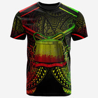 Tokelau T Shirt Tokelauan Seal With Reggae Line Style Unisex Black - Polynesian Pride