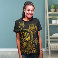 Tonga Custom T Shirt Folk Style - Polynesian Pride