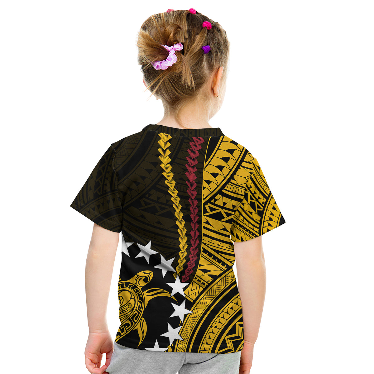 Cook Islands Manihiki Polynesian T Shirt KID LT6 - Polynesian Pride