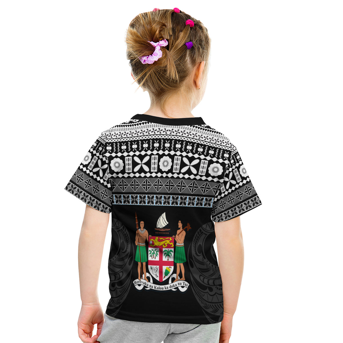 Fiji Rugby T Shirt Kid Lifestyle 2022 Flying Fijians LT13 - Polynesian Pride