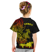 Hawaii Polynesian T Shirt Kid Wild Hammerhead Sharks Fresh Life LT13 - Polynesian Pride
