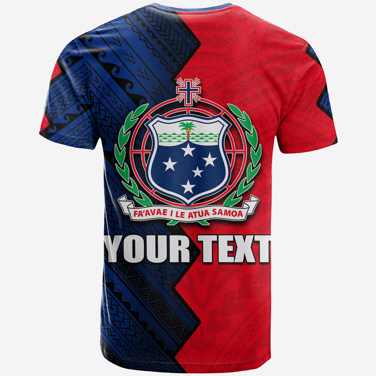 Custom Fast Samoa T Shirt Half Style LT6 - Polynesian Pride