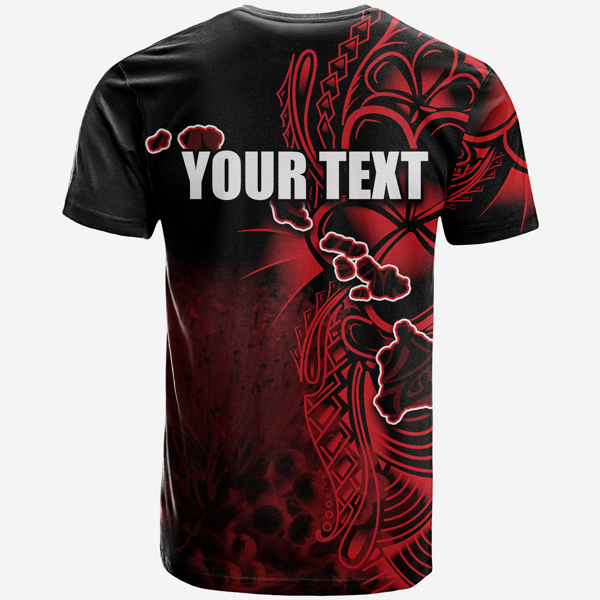 Custom Hawaiian Islands T Shirt The Big Island LT6 - Polynesian Pride