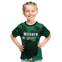 (Custom Personalised)Cook Islands T Shirt Kid Mitiaro LT6 Youth XL Size14 - Polynesian Pride