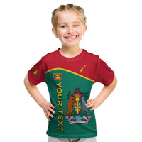 (Custom Personalised) Grenada T Shirt KID Coat Of Arms and Map Impressive LT13 Youth XL Size14 - Polynesian Pride