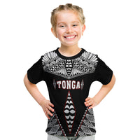 Tonga T Shirt Kid Tongan Kupesi Pattern LT13 - Polynesian Pride
