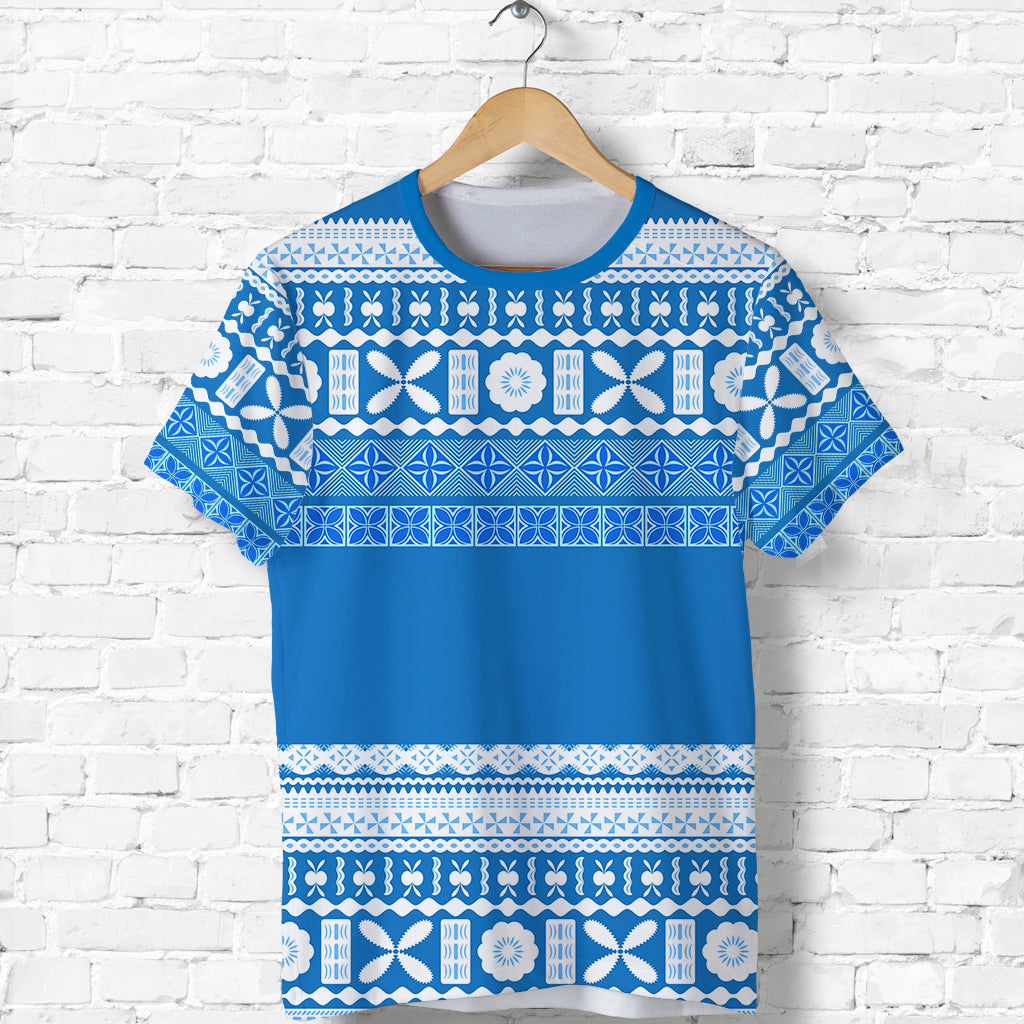 (Custom Text and Number) Bula Fiji T Shirt Tapa Pattern LT13 - Polynesian Pride