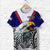 Custom American Samoa T Shirt Bald Eagle Mix Polynesian LT13 - Polynesian Pride