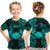 (Custom Personalised) Cancer Zodiac Polynesian T Shirt Kid Unique Style - Turquoise LT8 - Polynesian Pride