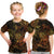 (Custom Personalised) Leo Zodiac Polynesian T Shirt Kid Unique Style - Gold LT8 - Polynesian Pride