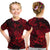 (Custom Personalised) Leo Zodiac Polynesian T Shirt Kid Unique Style - Red LT8 - Polynesian Pride