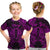 (Custom Personalised) Virgo Zodiac Polynesian T Shirt Kid Unique Style - Pink LT8 - Polynesian Pride