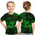 (Custom Personalised) Sagittarius Zodiac Polynesian T Shirt Kid Unique Style - Green LT8 - Polynesian Pride