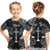 (Custom Personalised) Libra Zodiac Polynesian T Shirt Kid Unique Style - Black LT8 - Polynesian Pride