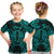 (Custom Personalised) Virgo Zodiac Polynesian T Shirt Kid Unique Style - Turquoise LT8 - Polynesian Pride