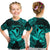 Aquarius Zodiac Polynesian T Shirt Kid Unique Style - Turquoise LT8 - Polynesian Pride