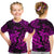 (Custom Personalised) Pisces Zodiac Polynesian T Shirt Kid Unique Style - Pink LT8 - Polynesian Pride