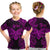 (Custom Personalised) Aries Zodiac Polynesian T Shirt Kid Unique Style - Pink LT8 - Polynesian Pride