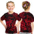 (Custom Personalised) Pisces Zodiac Polynesian T Shirt Kid Unique Style - Red LT8 - Polynesian Pride